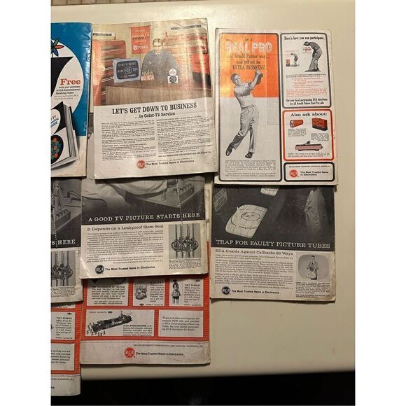 Vintage Electronics Technician 1960s Magazines Lot of 11 Radios TV Ads - Picture 6 of 16